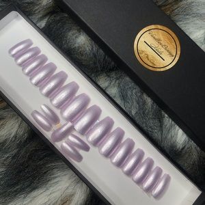 Sheer purple Press On Nails 🛍💎💅🏽